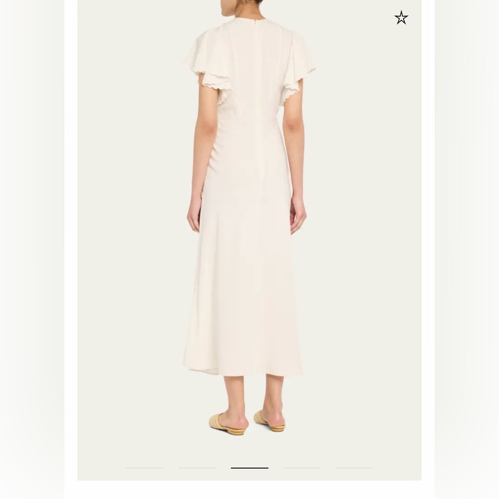 Ulla Johnson Cream Midi Dress - Picture 2 of 3